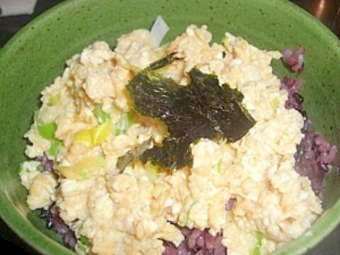 長いもとお豆腐のふわとろ丼